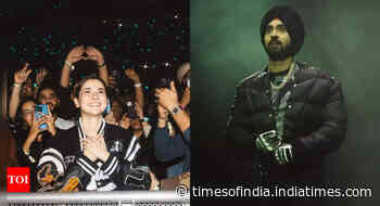 Diljit calls Hania Aamir on stage at London concert: VIDEO