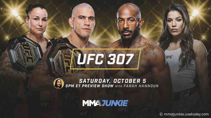 UFC 307: Pereira vs. Rountree preview show live stream with Farah Hannoun