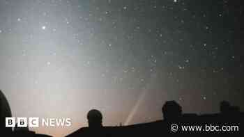 Rare brightening comet seen passing Earth from Hawaii