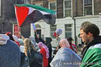 Arrests made as tens of thousands of pro-Palestinian protesters gather in London