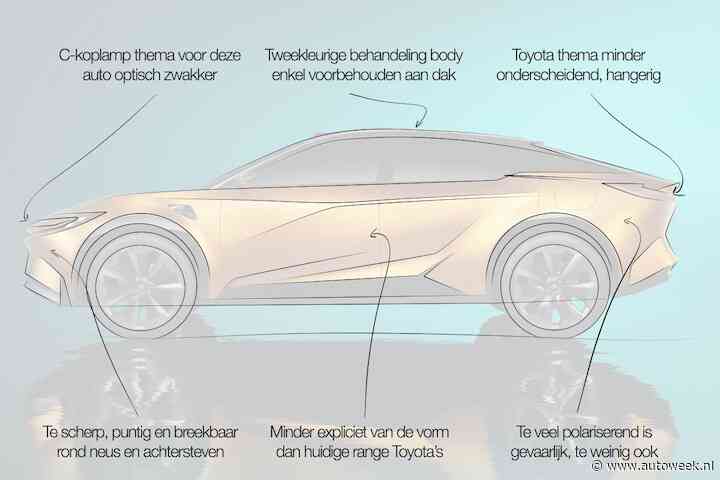 Designreview Toyota bZ3C: 'Te scherp, puntig en breekbaar getekend'