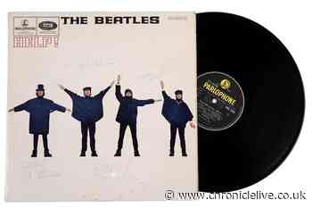 Autographed Beatles record could fetch up to £12,000 at Newcastle auction