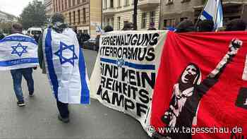 Pro-israelische und pro-palästinensische Demos in Berlin