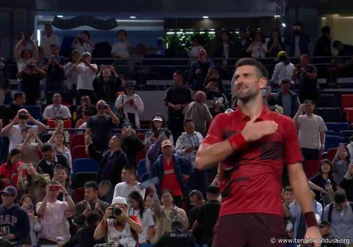 Novak Djokovic edges Alex Michelsen for a winning start in Shanghai