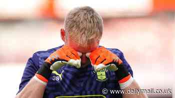 Aaron Ramsdale breaks down in tears as Arsenal fans welcome their former No 1 goalkeeper back to the Emirates with a warm reception ahead of clash with Southampton