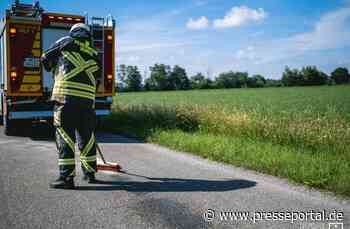 FW Hünxe: Auslaufende Betriebsmittel an der A3-Anschlussstelle