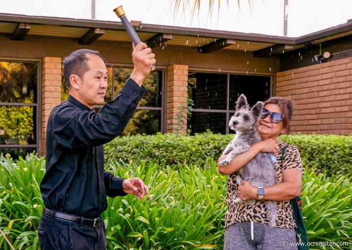 Blessings for pets of all sizes at Saint Nicholas Church