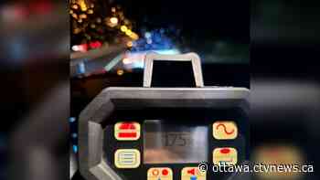 OPP charge driver going 175 km/h on Highway 417 in Ottawa