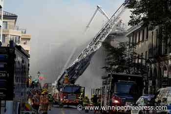 Old Montreal fire under control, 2 bodies pulled from rubble, 40 people evacuated