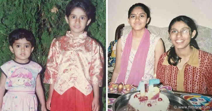 Mrunal Thakur drops childhood photos with sister Lochan