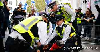 Pro-Palestine protest marred by disorder as ex-Scottish First Minister spotted in crowd