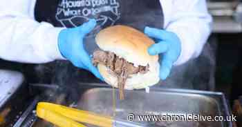 I went to the Houghton Feast to try the famous ox roast sandwich and 'it wasn't a pretty sight'