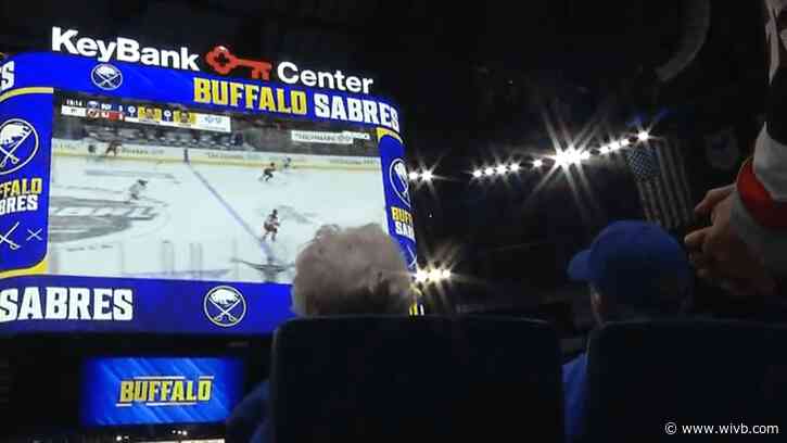 Buffalo Sabres fans attend first-ever watch party at Keybank Center