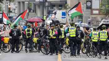 Pro-Palestinian protest in Montreal draws hundreds