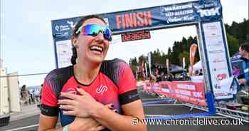 16 pictures as runners and cyclists take part in the Kielder 10k and Gravel Duathlon