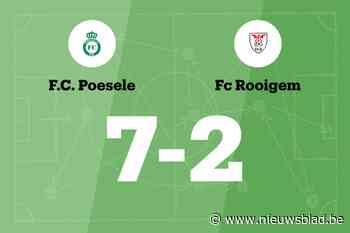 FC Poesele B maakt tegen FC Rooigem einde aan reeks zonder zege