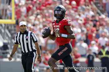 Claiborne scores three TDs and Wake Forest rallies past NC State 34-30