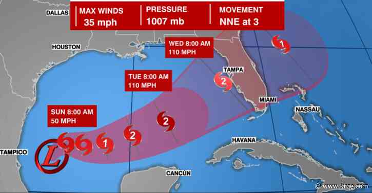 Tropical Storm Milton forms in the Gulf, NHC says