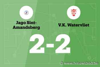 Jago St.-Amandsberg B en VK Watervliet delen de punten