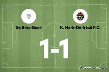 Bree-Beek en Herk FC delen de punten