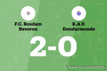 Bosdam Beveren wint thuis van KAV Dendermonde