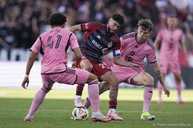 Messi comes on in the second half and Miami scores late winner in Toronto