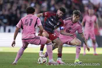 Messi comes on in the second half and Miami scores late winner in Toronto