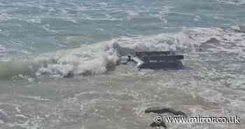 Camping trip turns into nightmare as cars completely submerged by rapid tides