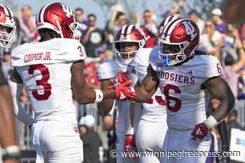 Rourke helps No. 23 Indiana stay unbeaten with 41-24 victory over Northwestern