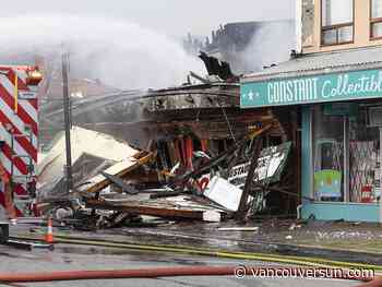 Fire in downtown Langley destroys restaurant, businesses