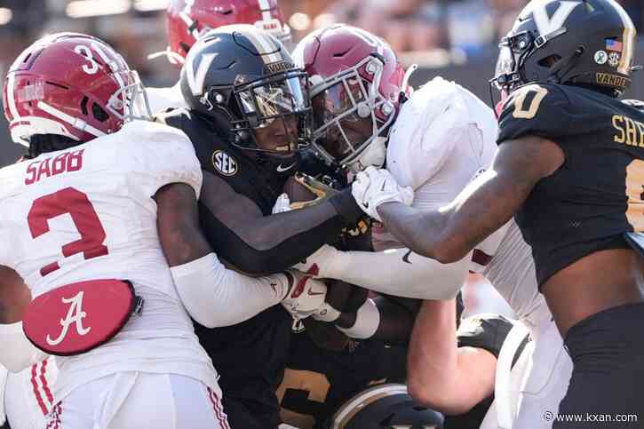 Sedrick Alexander, AISD's all-time leader rusher, helps Vanderbilt upset No. 1 Alabama