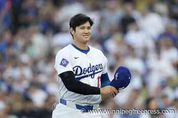 Ohtani flies out in 1st at-bat of his playoff debut for the Los Angeles Dodgers in NLDS