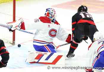 Pinto nets hat trick to lead Senators past Canadiens 4-2