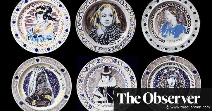 ‘A great work of feminist art’: how the Bloomsbury group’s Famous Women Dinner Service got a place at the table