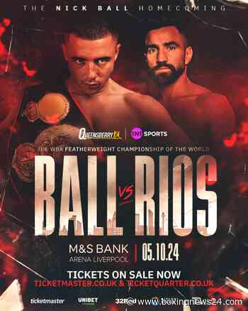 Boxing Results: Nick Ball Stops Ronny Rios