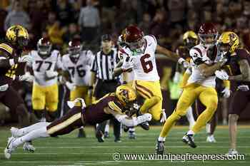 Minnesota upsets No. 11 USC 24-17 on Brosmer’s 4th-and-goal sneak with 56 seconds left