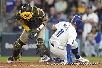 Ohtani homers in playoff debut, Dodgers rally to beat Padres 7-5