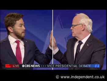 ‘Why are they friends?’: SNL dunks on JD Vance and Tim Walz debate