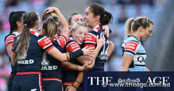 Roosters win NRLW grand final despite courageous fightback from Cronulla