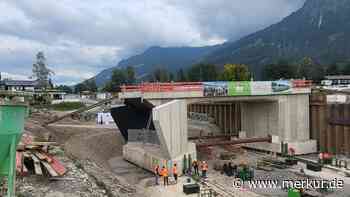 Großbaustelle in Oberstdorf: Die Arbeiten an der Unterführung gehen weiter