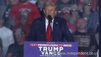 Trump boasts he does not need teleprompter while flanked by one at Butler rally