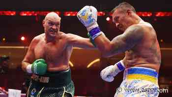 Fury vows to be in 'destroy mode' against Usyk