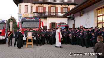 Weihe für neues Einsatzfahrzeug bei der Freiwilligen Feuerwehr Schaftlach