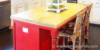 How to Create Faux Reclaimed Wood Countertops