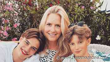 Penny Lancaster delights with new picture of towering sons Alastair and Aiden - and their bond is the sweetest