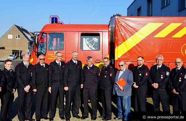 FW Tönisvorst: Ehrungen der Jubilare bei der Feuerwehr Tönisvorst