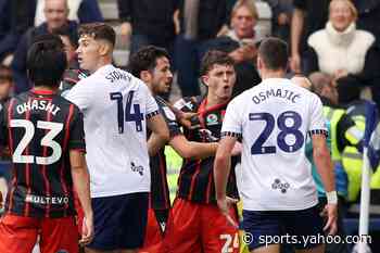 Striker banned for Arsenal clash after biting incident