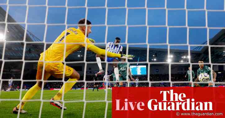 Brighton 3-2 Tottenham: Premier League – as it happened