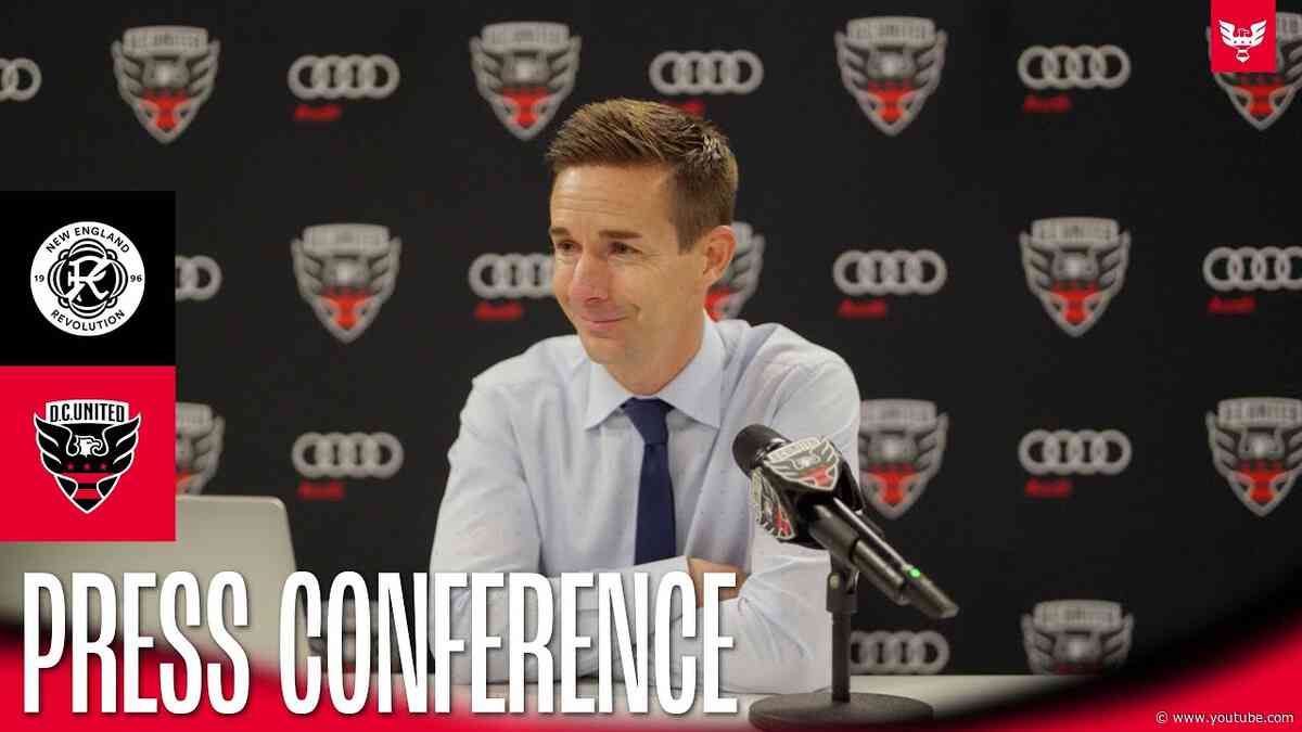 Troy Lesesne Post-Match Press Conference | New England Revolution vs. D.C. United | MLS 2024