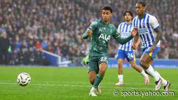 Brighton 3-2 Tottenham: Johnson continues superb form, but it is not enough as Spurs collapse